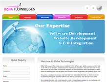Tablet Screenshot of dishatechnologies.net